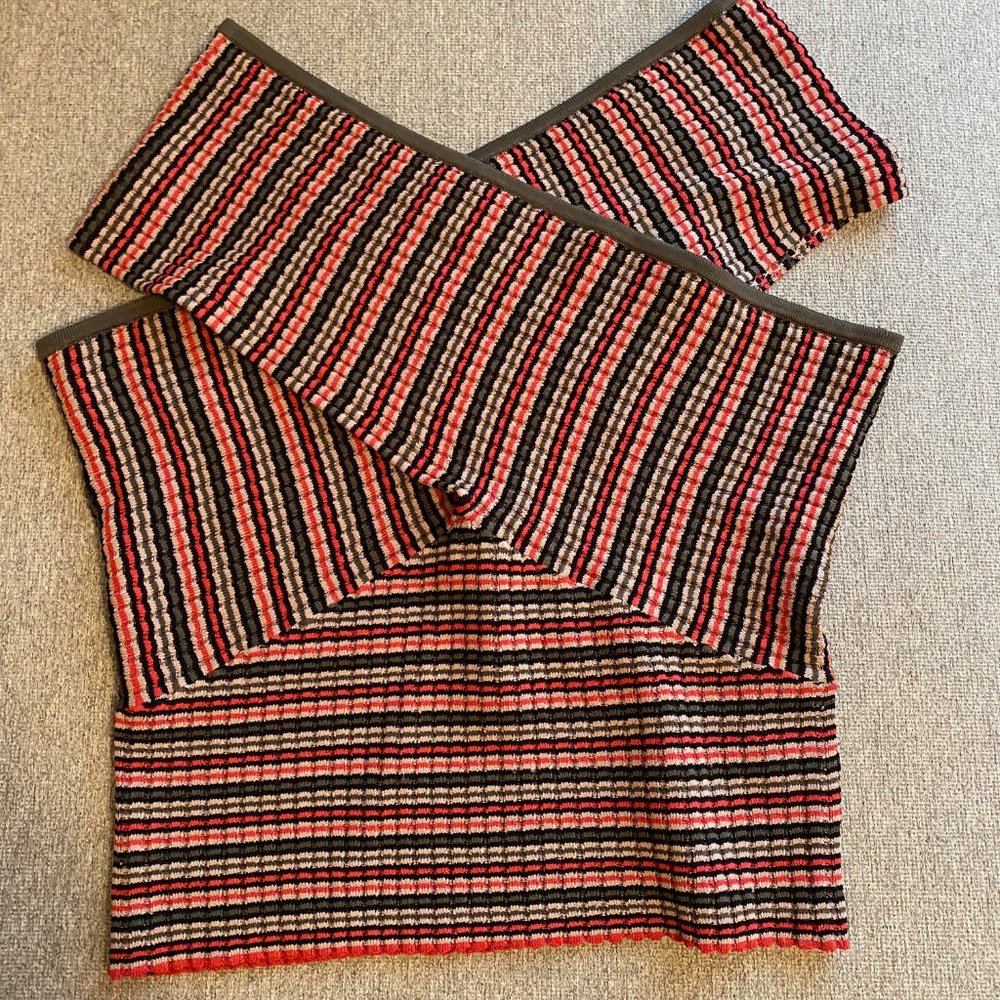 Stripe Rib Off Shoulder Top - Picture 3 of 5